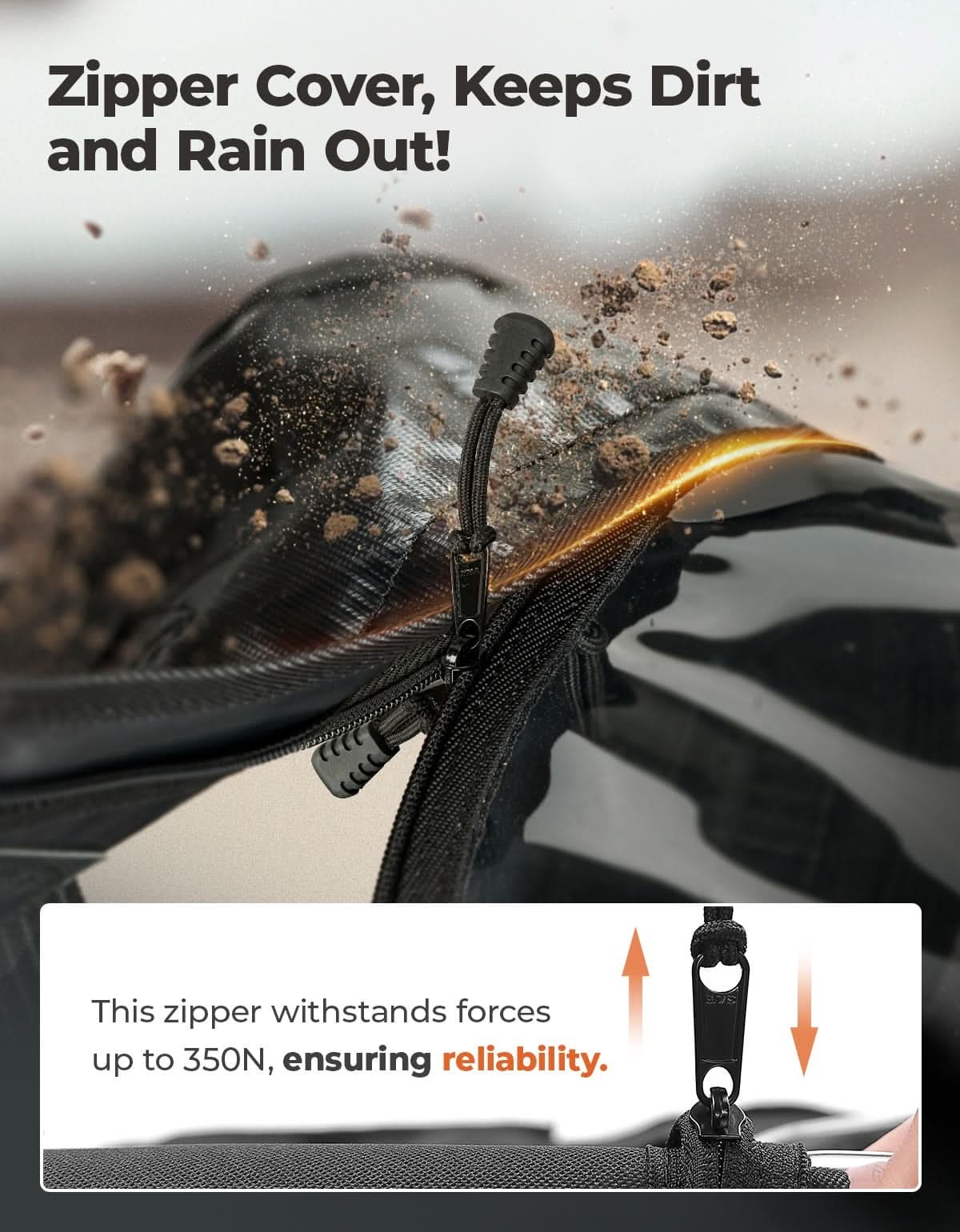 Kemimoto Can-Am Maverick X3 Soft Cab Upper Windows Enclosures