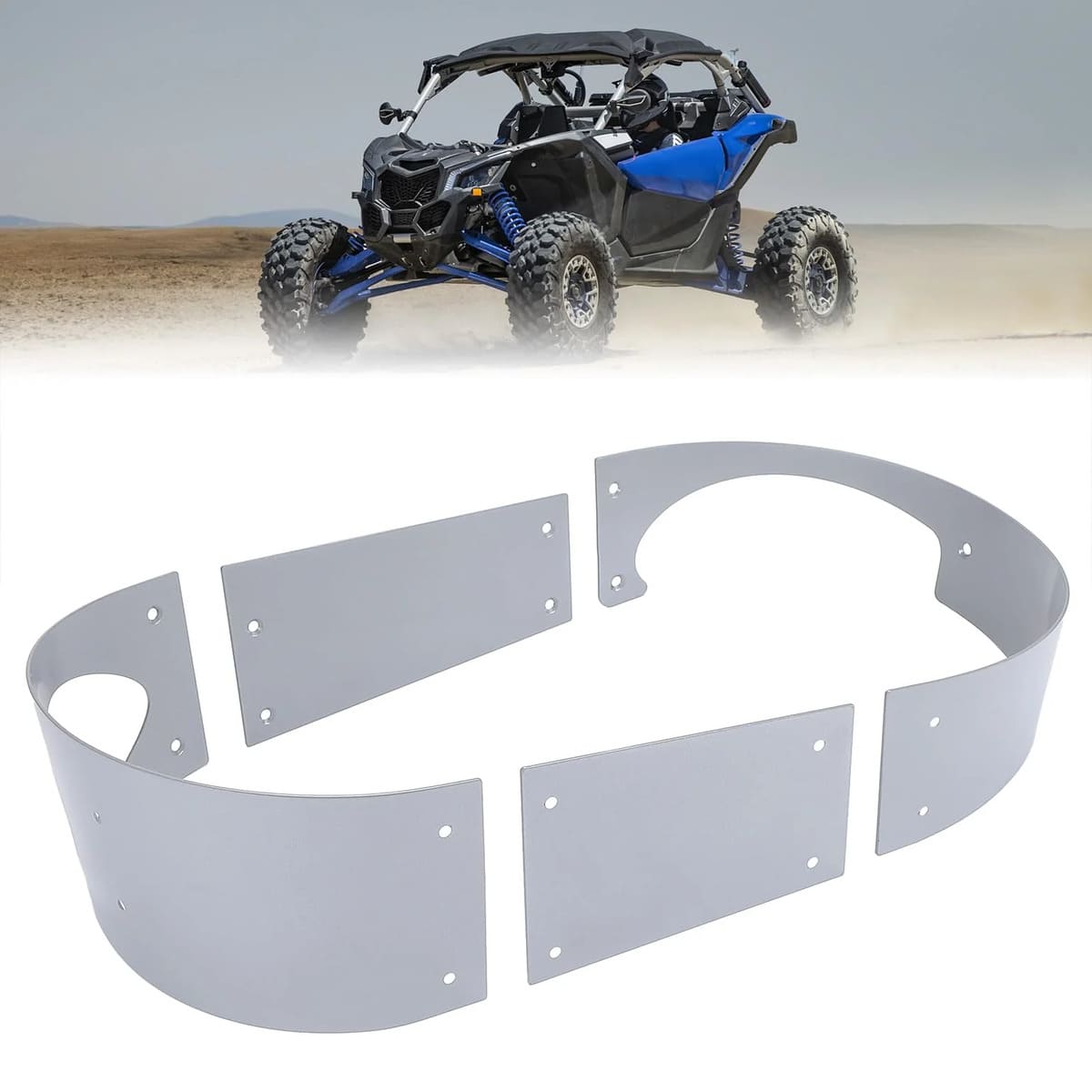 Kemimoto Can-Am Maverick X3 Stainless Steels Belt Inner Clutch Cover Guard