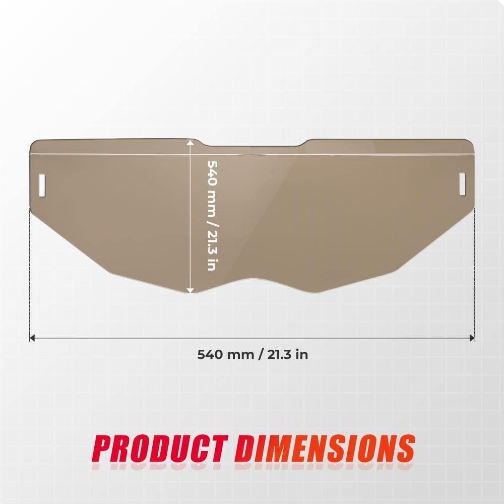 Kemimoto Can-Am Maverick X3 Tinted Half Windshield