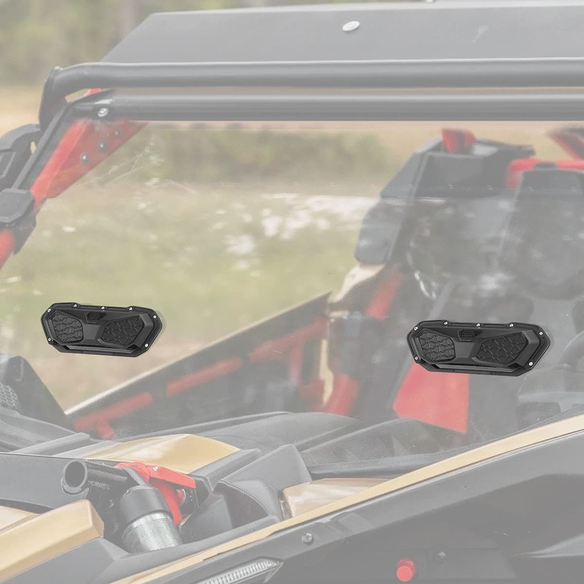 Kemimoto Can Am Maverick X3 UTV Polycarbonate Windshield Vent Kit