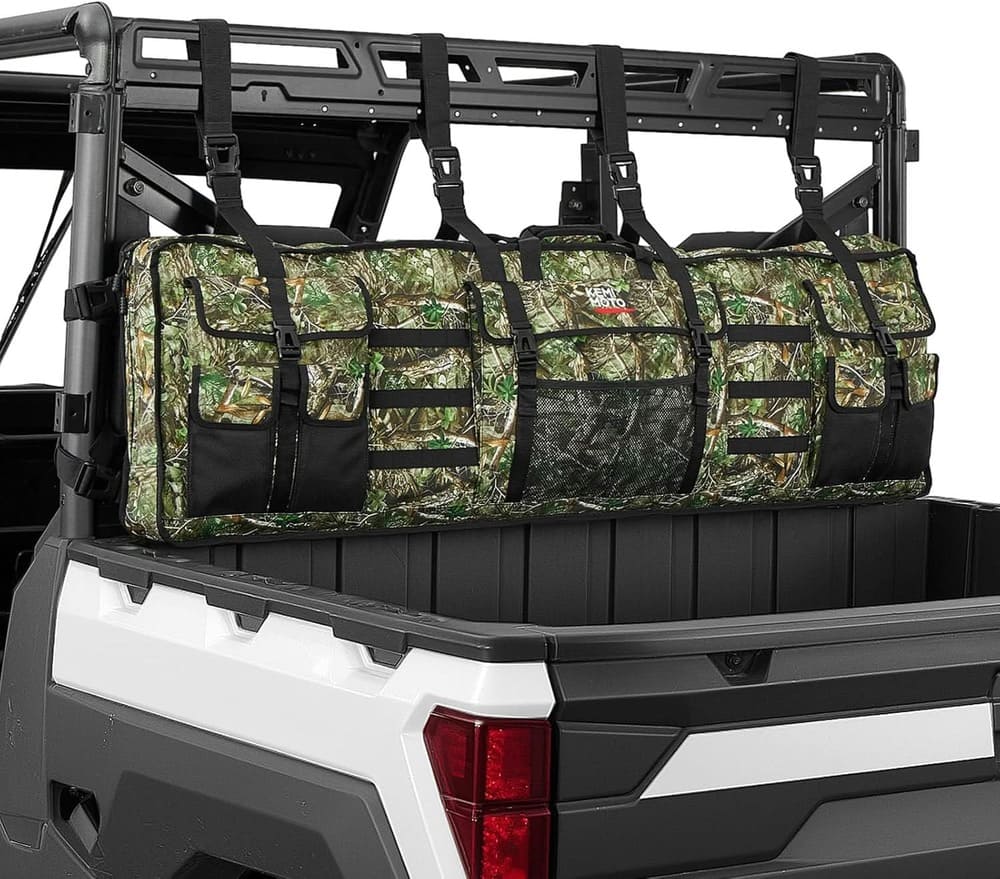 Kemimoto '17+ Polaris Ranger 500 UTV Hunting Tool Bag Rack w/ Carrier Case