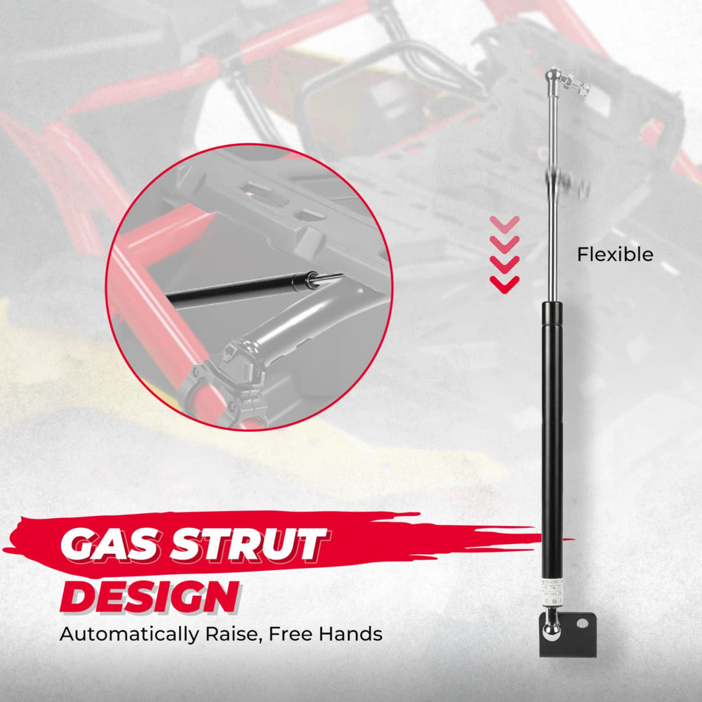 Kemimoto Can-Am X3/X3 Max Rear Rack Spare Tire Rack with Gas Strut