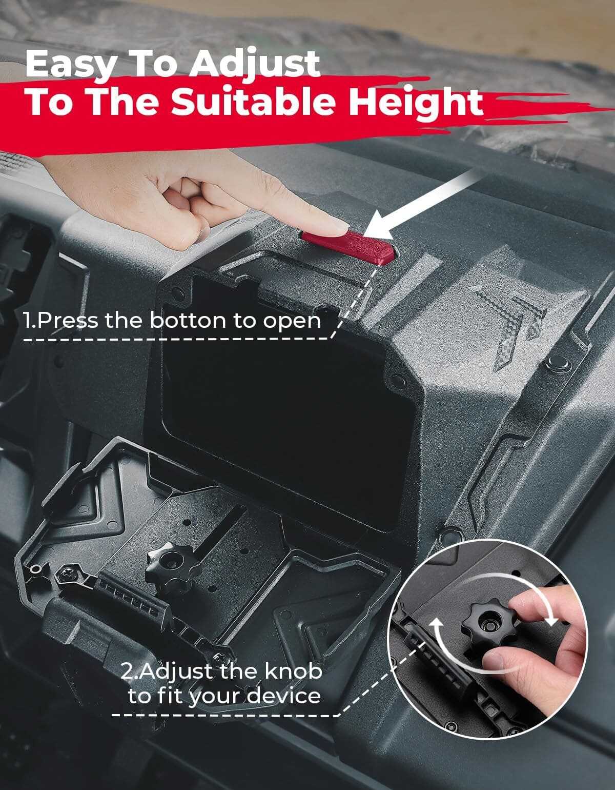 Kemimoto CF Moto UForce 1000 Electronic Device Tablet Holder