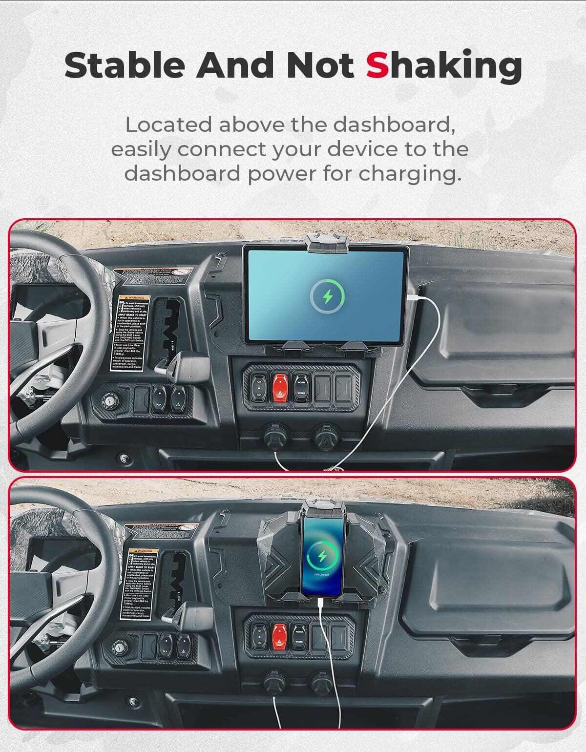 Kemimoto CF Moto UForce 1000 Electronic Device Tablet Holder