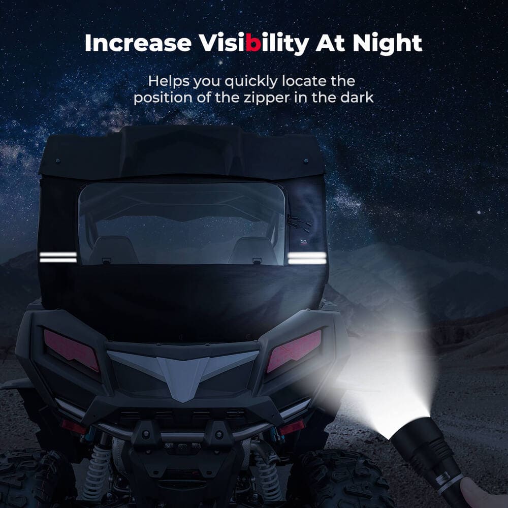 Kemimoto CF Moto ZForce 800/ 1000 Roll Up & Down Rear Windshield