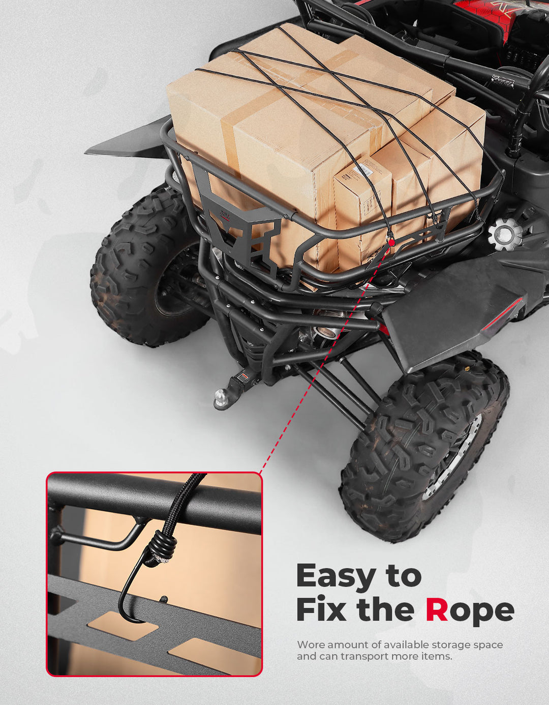 Kemimoto CF Moto ZForce 950 Bed Enclosure Rear Tailgate