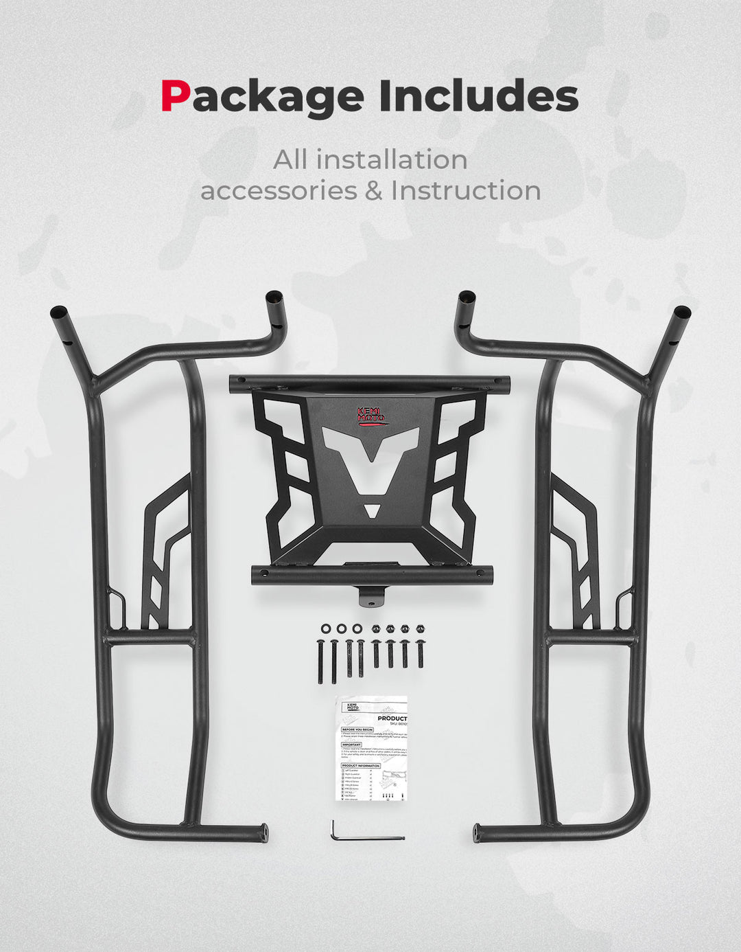 Kemimoto CF Moto ZForce 950 Bed Enclosure Rear Tailgate
