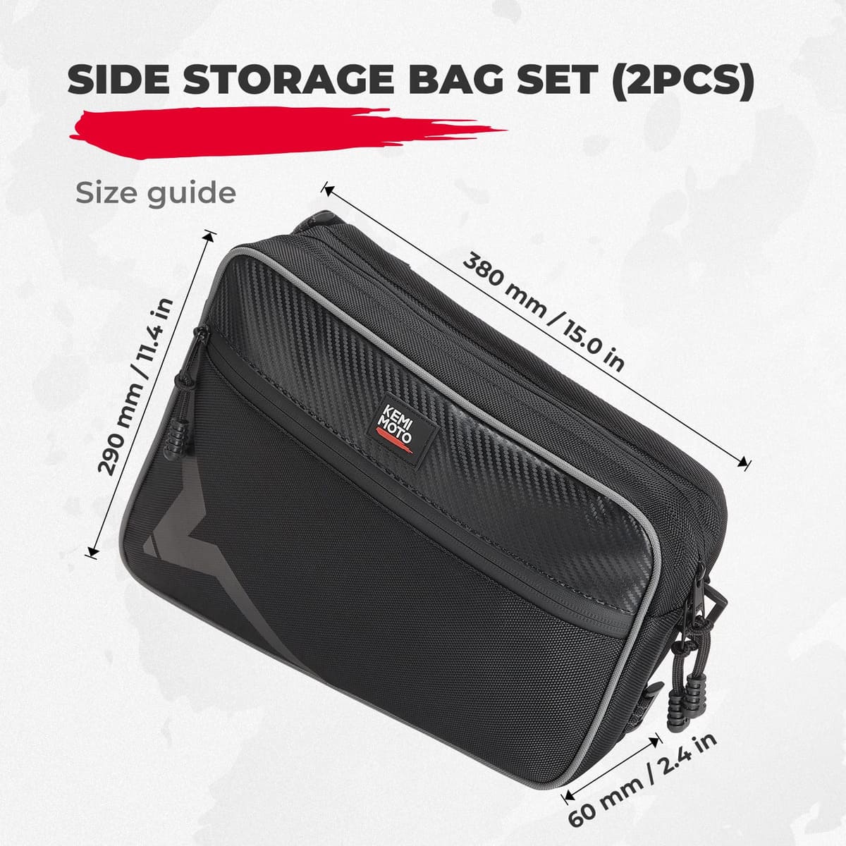 Kemimoto CF Moto ZForce 950 Door Bags & Center Bags