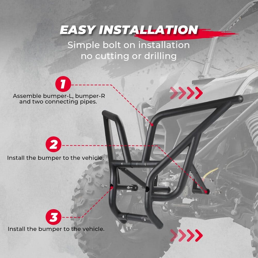 Kemimoto CF Moto ZForce 950 Front Bumber Brush Guard