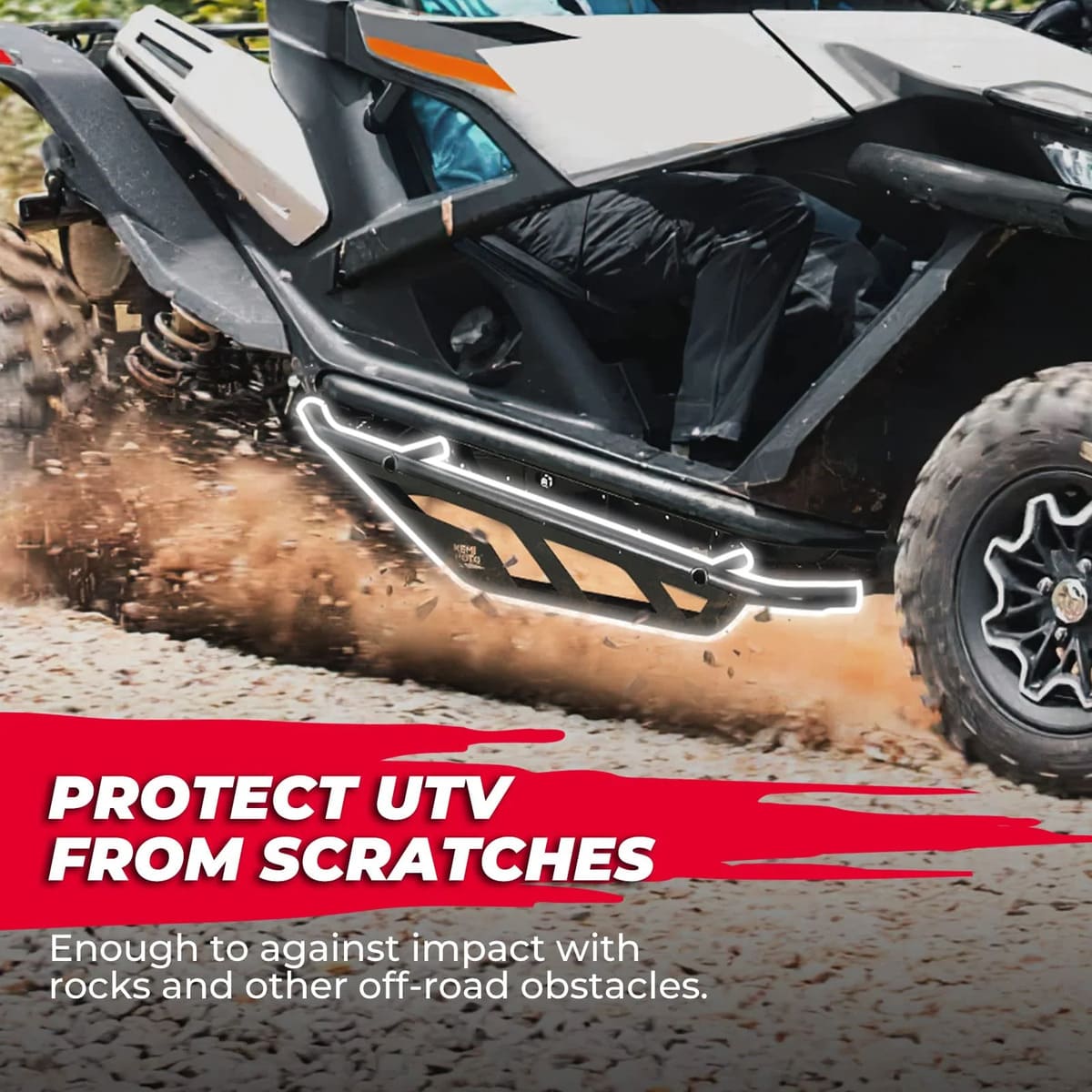 Kemimoto CF Moto ZForce 950 Nerf Bars Rock Sliders