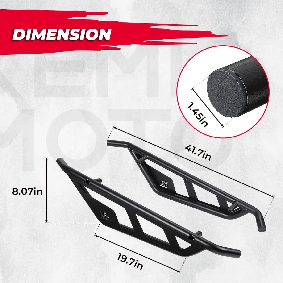 Kemimoto CF Moto ZForce 950 Nerf Bars Rock Sliders