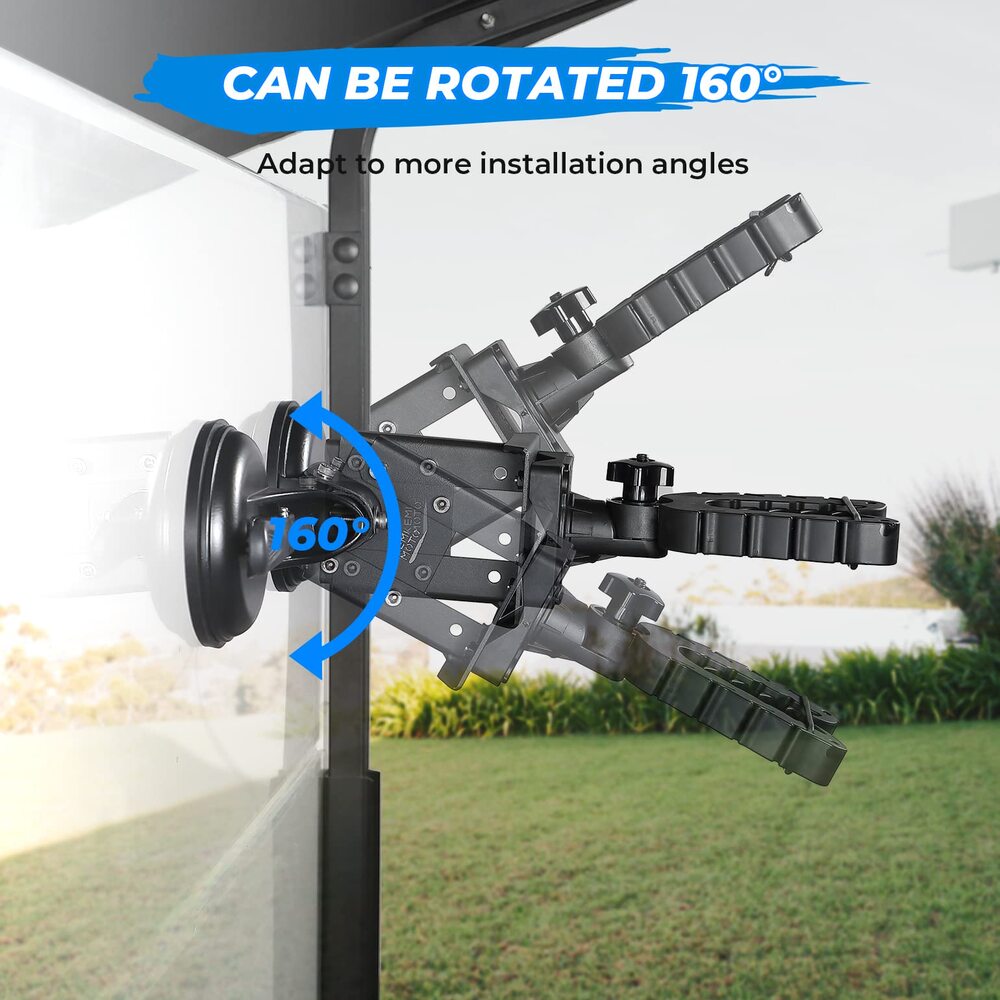 Kemimoto Glass Windshield Gun Holder Rack