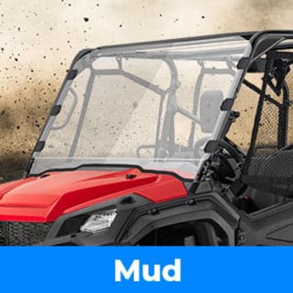 Kemimoto Honda Pioneer 1000/1000-5/1000-6 Full Windshield