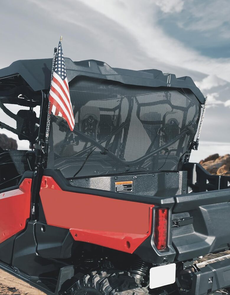 Kemimoto Honda Pioneer 1000-6 UTV Soft Rear Window Net
