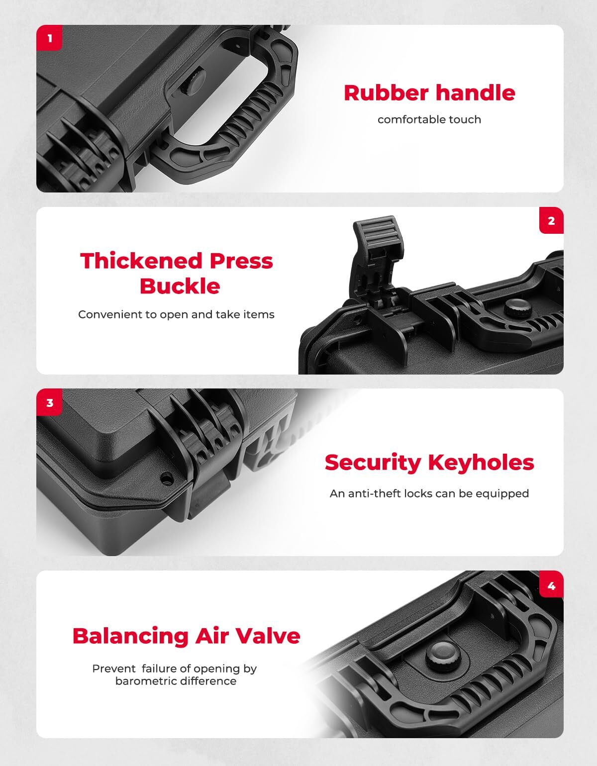 Kemimoto Honda Pioneer 1000 UTV DIY Tool Case Box