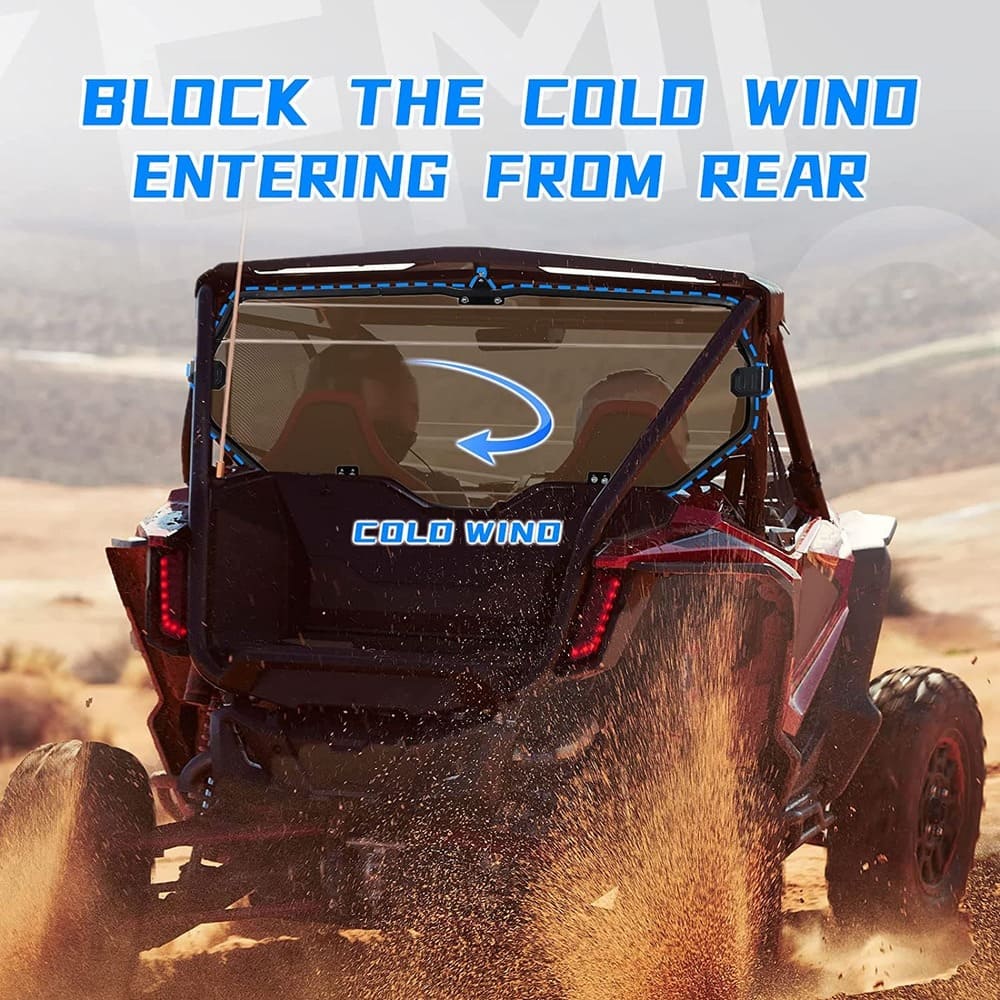 Kemimoto Honda Talon 1000X/1000R High Light Transmittance Rear Windshield