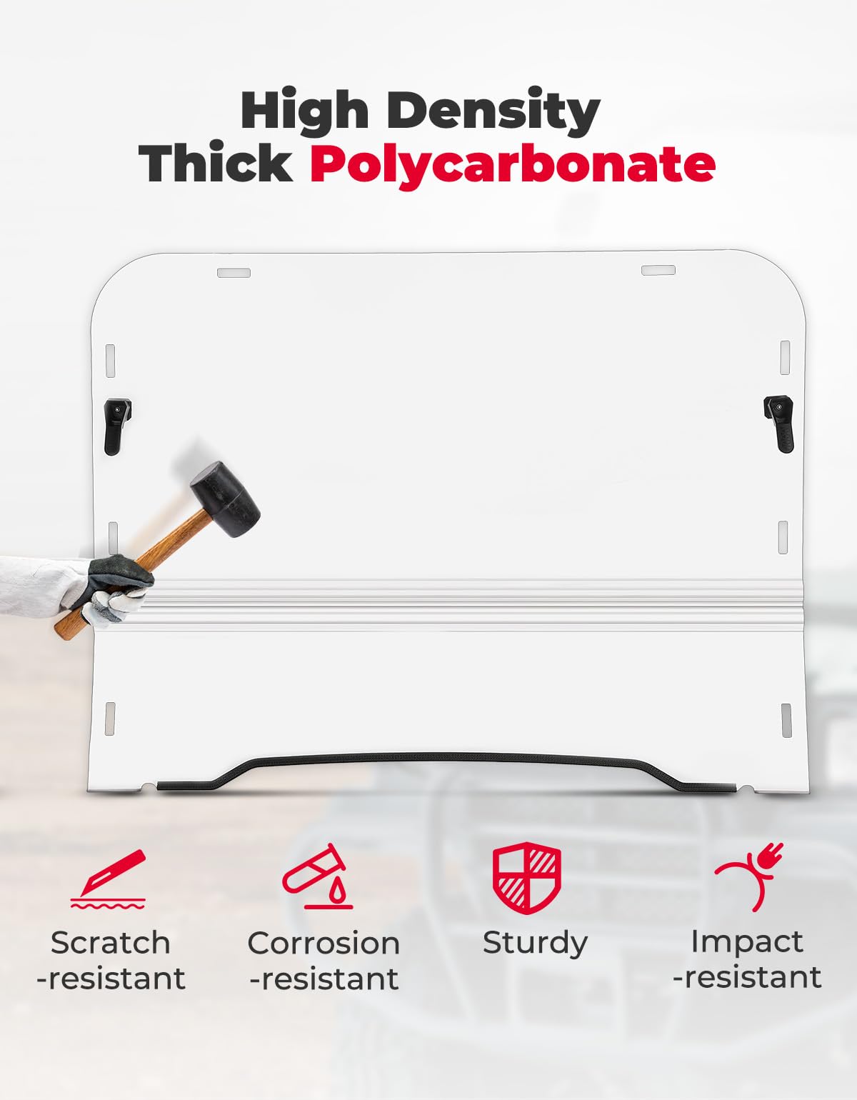 Kemimoto Kawasaki Mule 3010 UTV Windshield