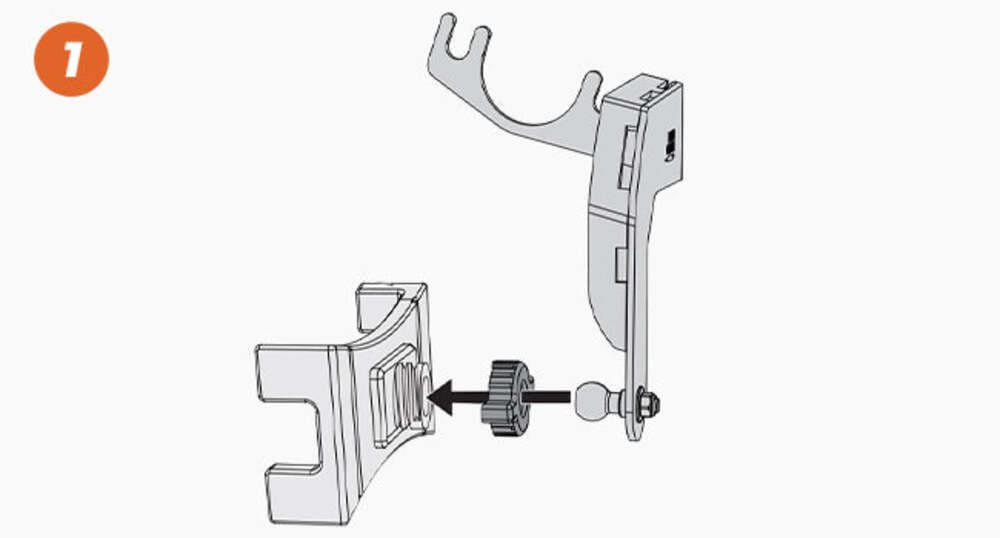 Kemimoto Kawasaki Teryx CAMO S LE 360° Adjustable Cell Phone Holder