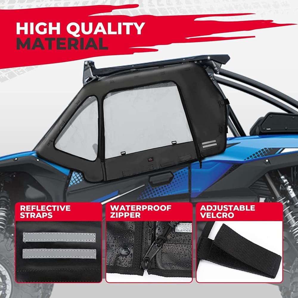 Kemimoto Kawasaki Teryx KRX 1000 Soft Cab Enclosures & Fender Flares