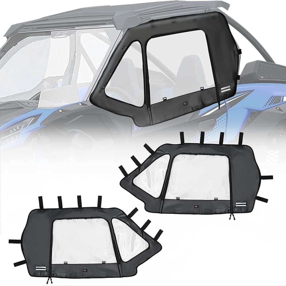 Kemimoto Kawasaki Teryx KRX 1000 Soft Cab Enclosures Upper Doors