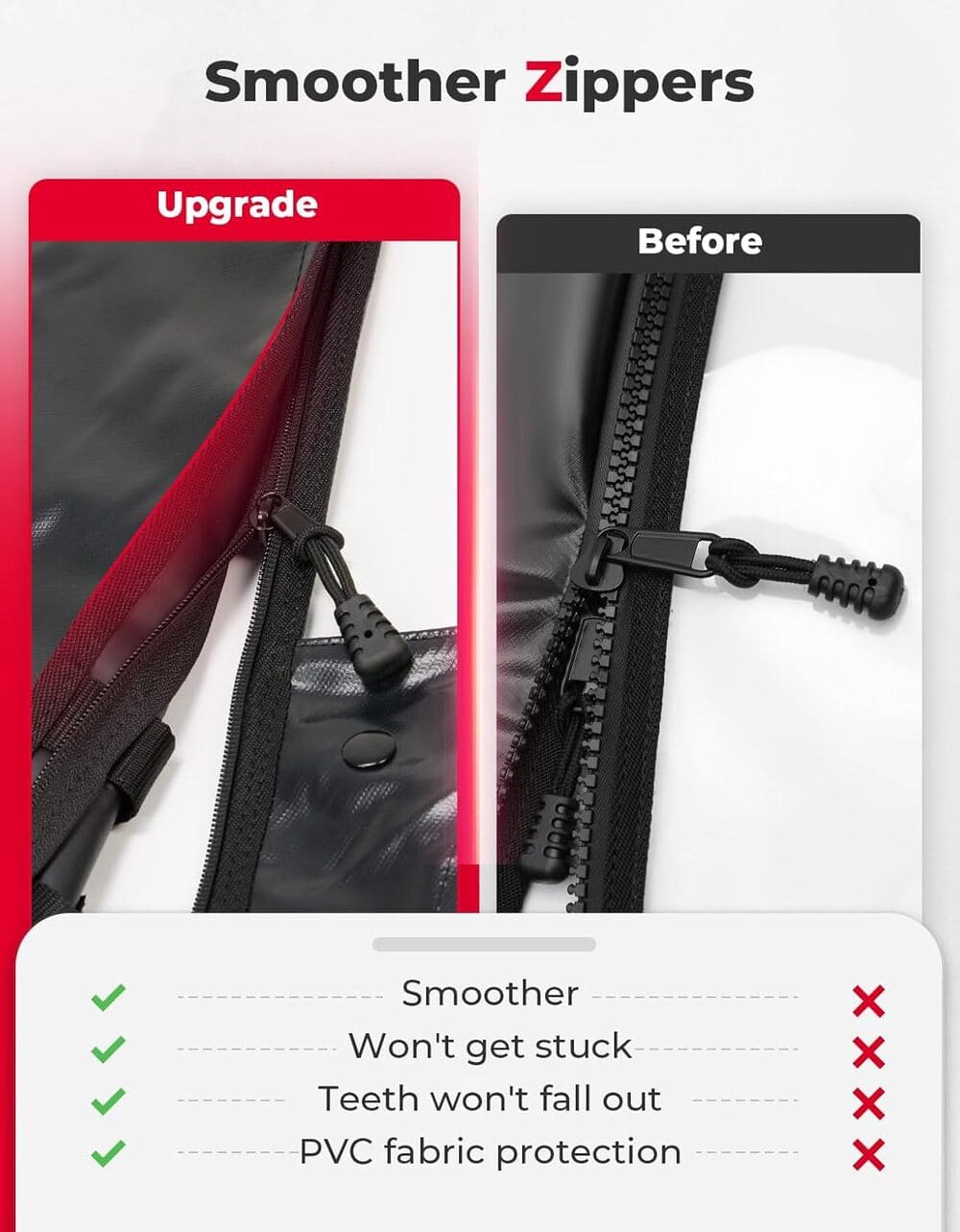 Kemimoto Kawasaki Teryx KRX 1000 Soft Cab Enclosures Upper Doors