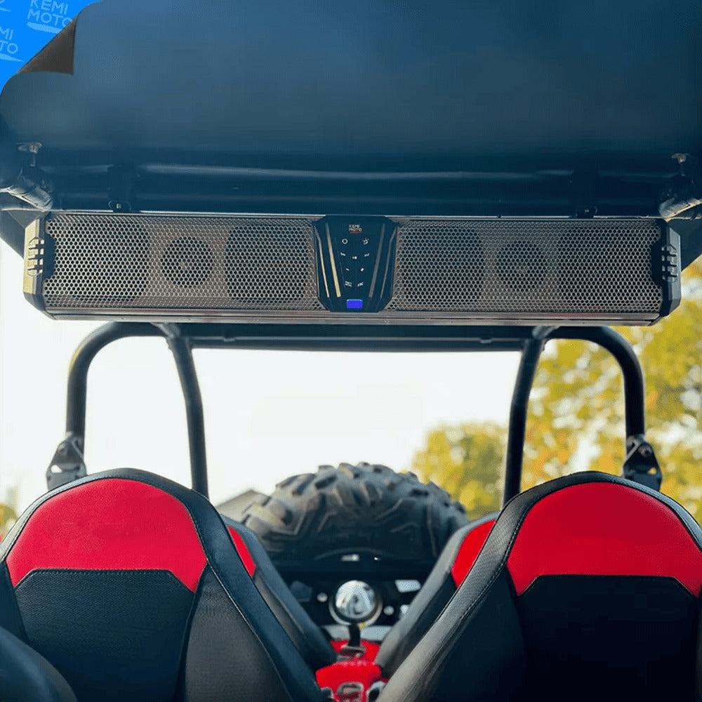 Kemimoto Midnight S80 32" Aluminum 6-Speaker RGB Silver Soundbar