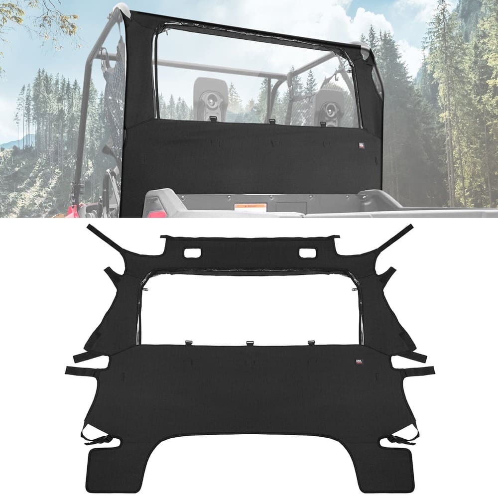 Kemimoto Honda Pioneer 700-4 Open Window Fabric Rear Panel