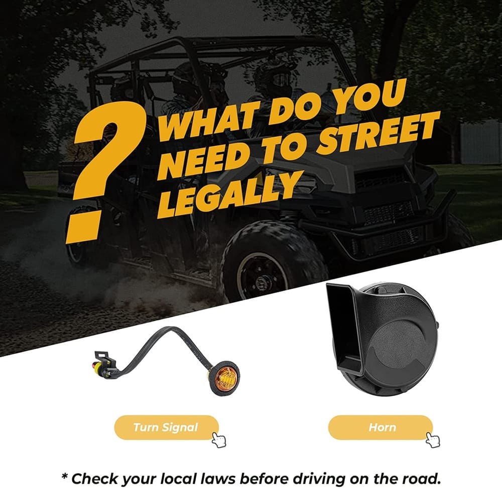 Kemimoto Polaris/Can-Am/Honda Universial UTV 105D Horn & Turn Signal Kit