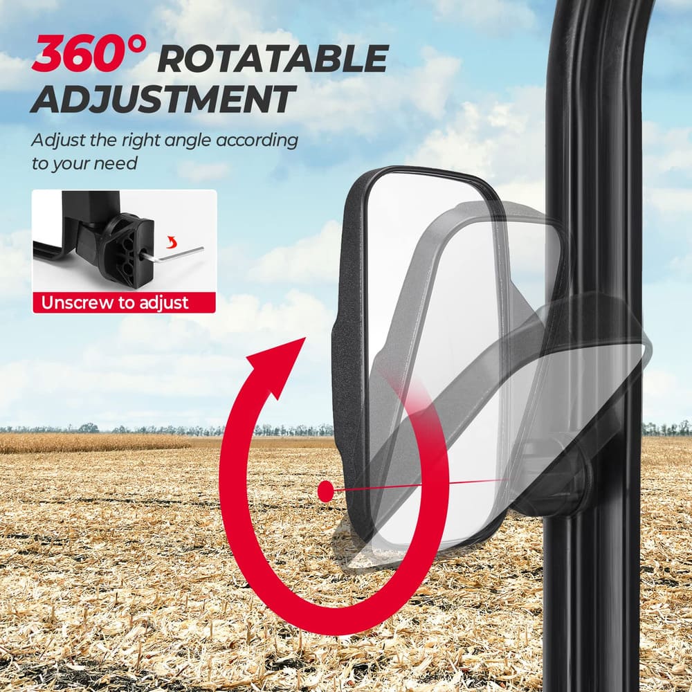 Kemimoto Polaris General 1000/4 1000 Side Mirrors