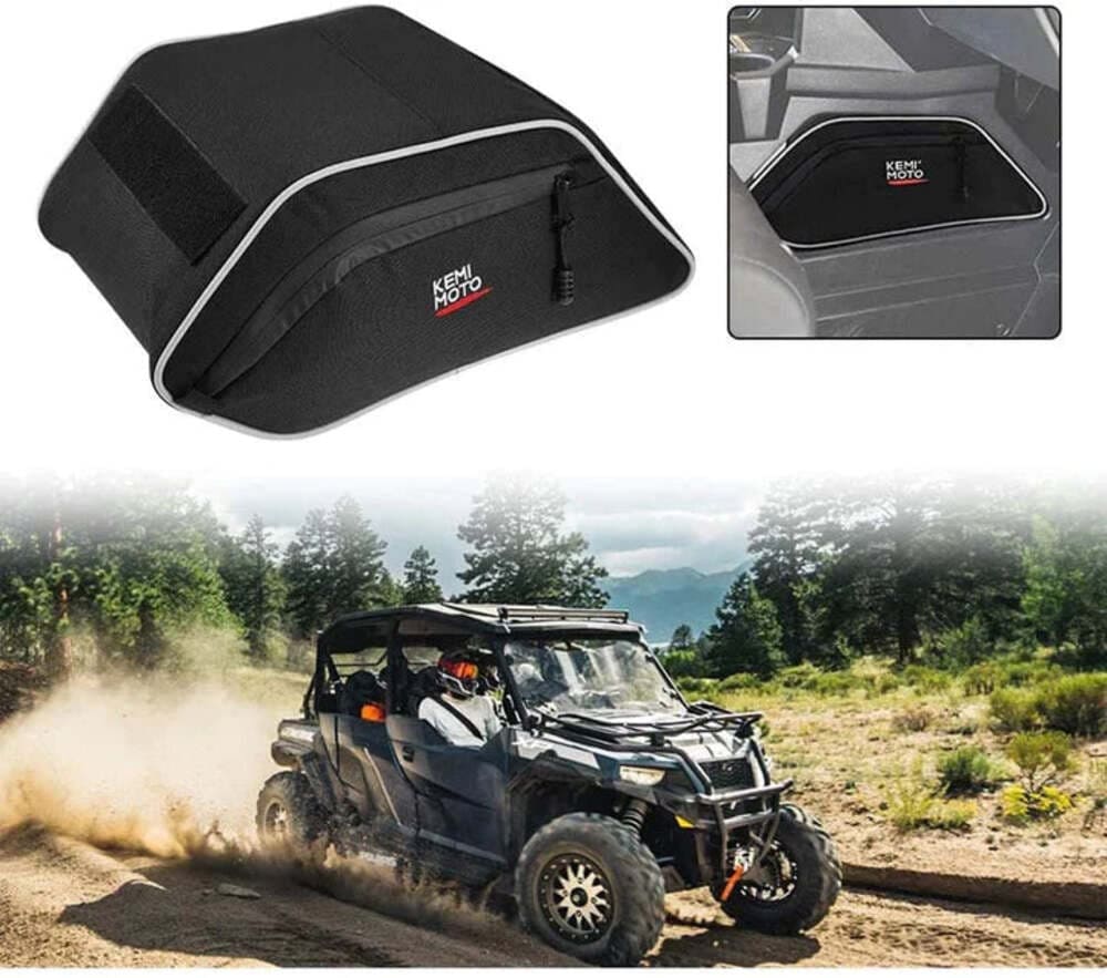 Kemimoto Polaris General 1000 Center Seats Storage Bag & Electric Device Holder