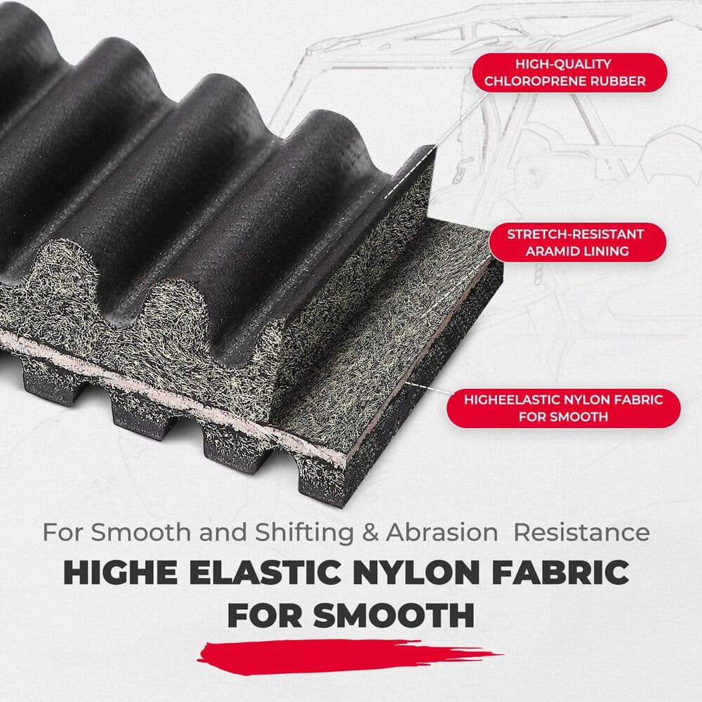 Kemimoto Polaris General XP 1000/RZR XP 1000 Heavy Duty Drive Belt