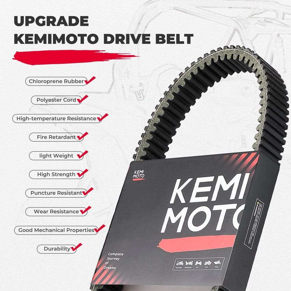 Kemimoto Polaris General XP 1000/RZR XP 1000 Heavy Duty Drive Belt
