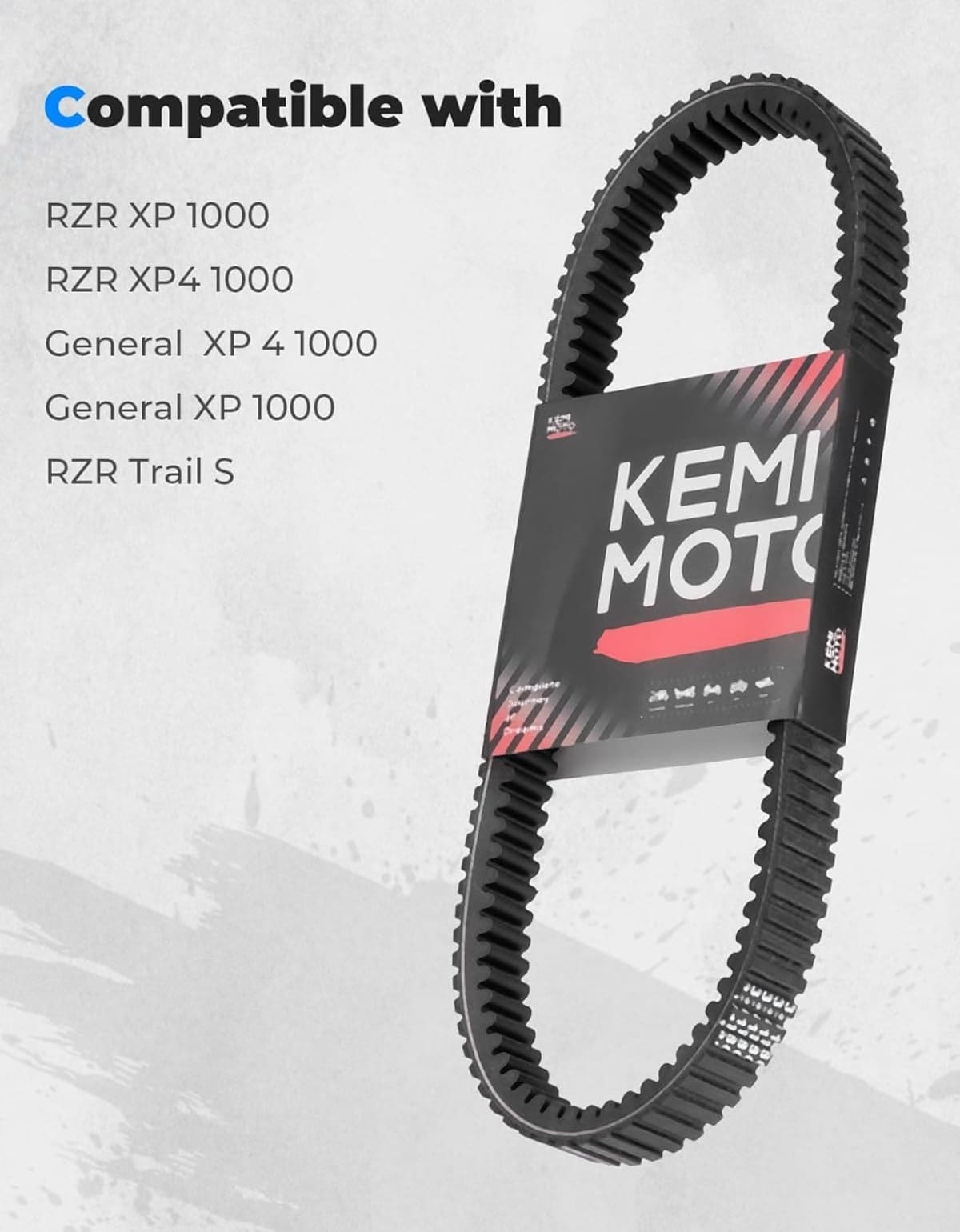 Kemimoto Polaris General XP 1000 Upragded UTV Drive Belt