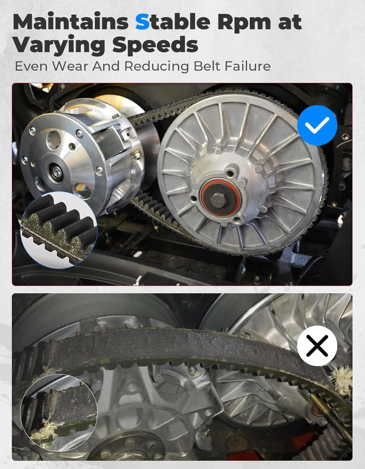 Kemimoto Polaris General XP 1000 Upragded UTV Drive Belt