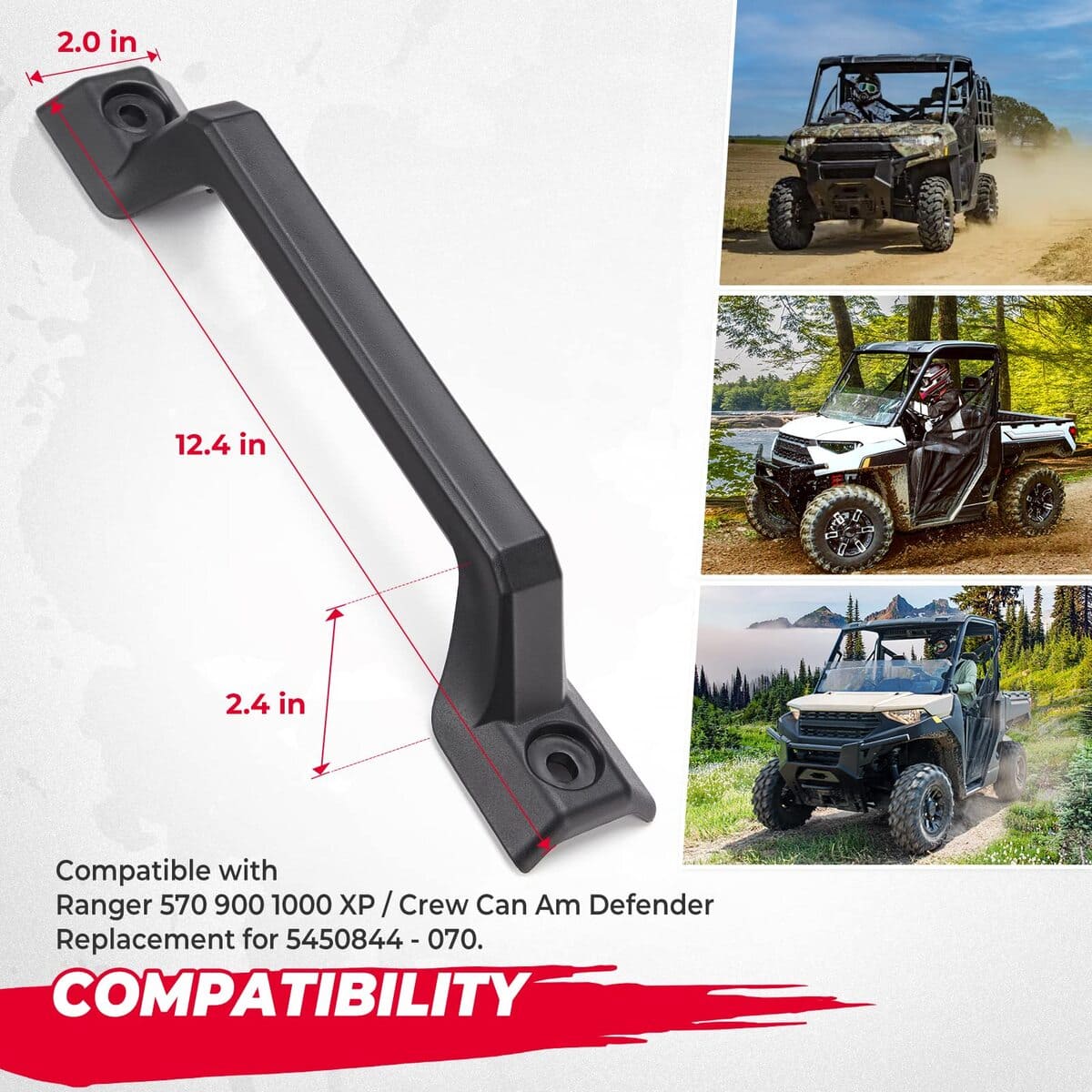 Kemimoto Polaris Ranger 570/ 900 UTV Grab Handle