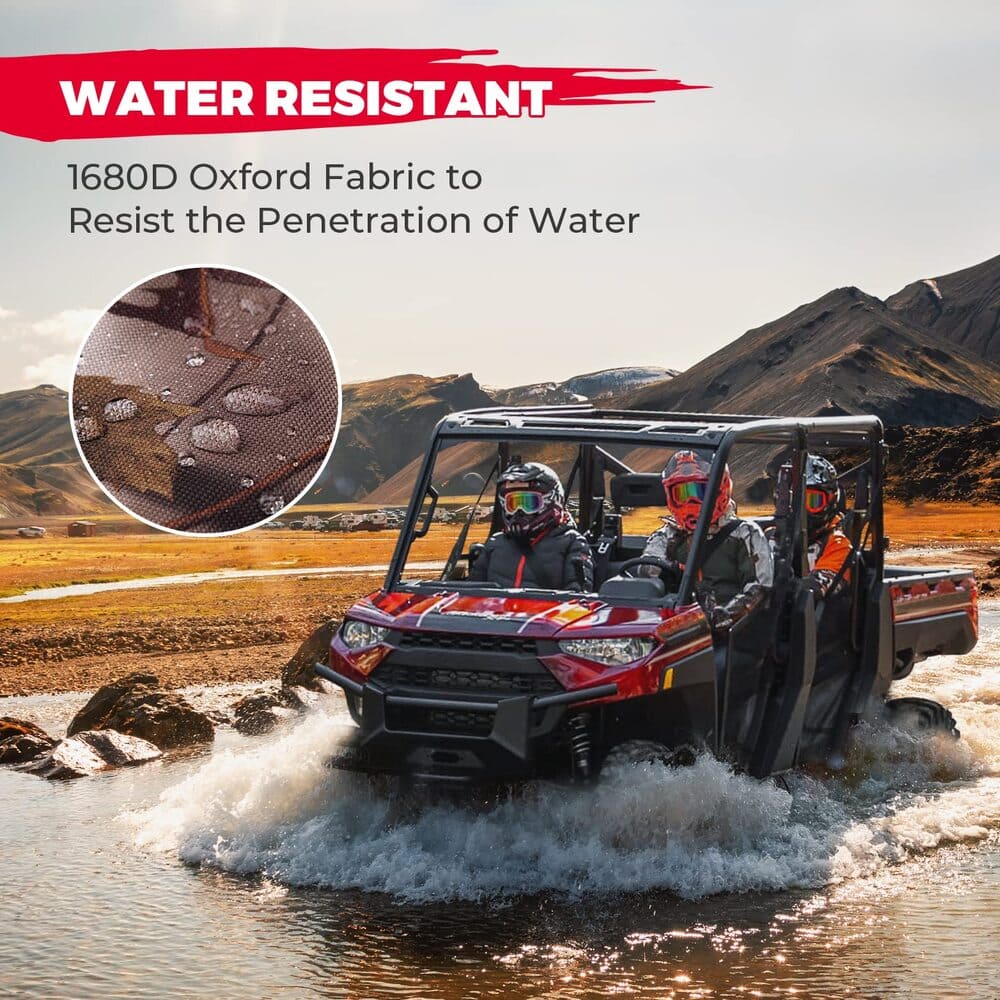 Kemimoto Polaris Ranger XP 1000 Seat Cover w/Head Rest Cover