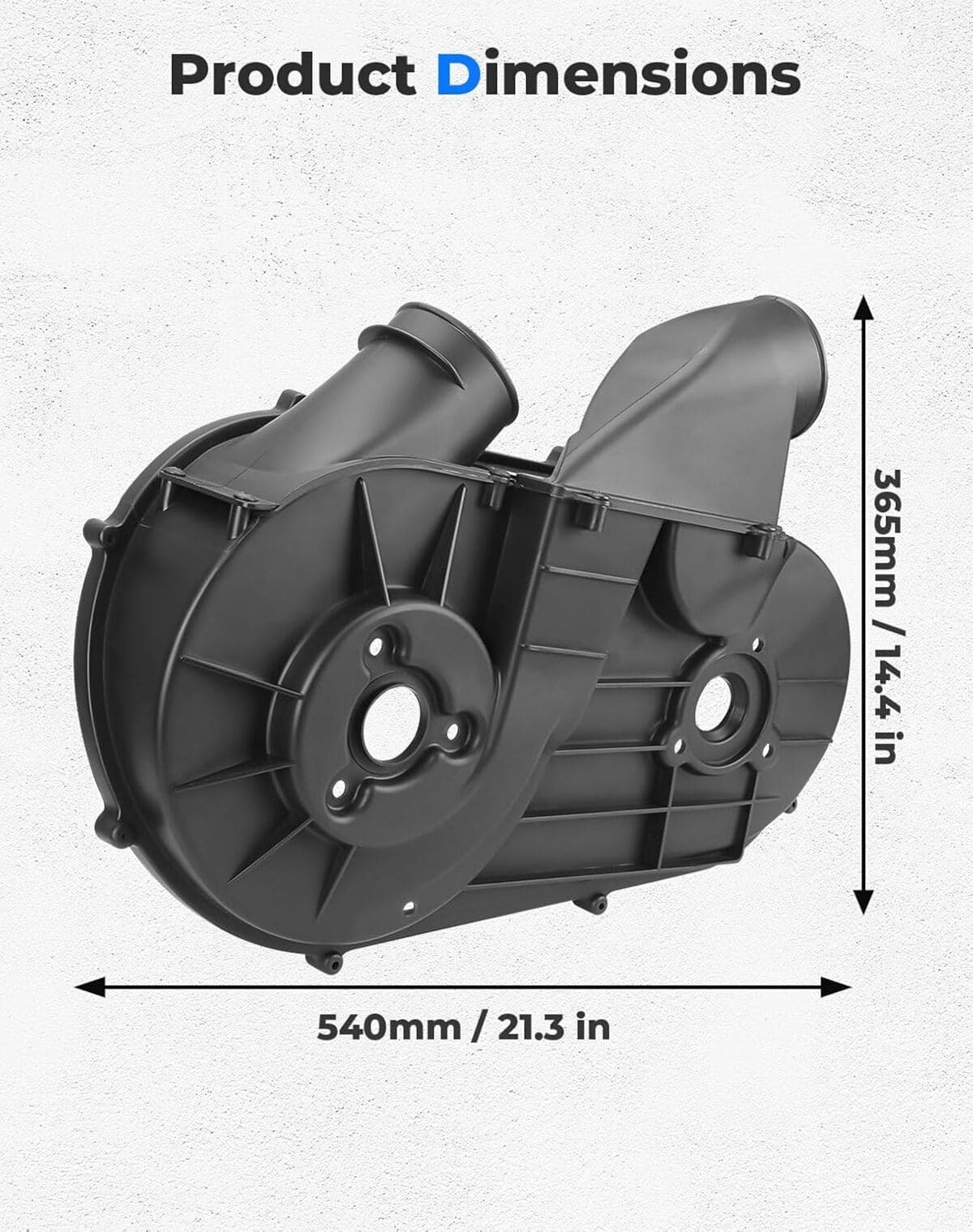 Kemimoto Polaris Ranger Crew XP 1000 Inner Clutch Cover Belt Box