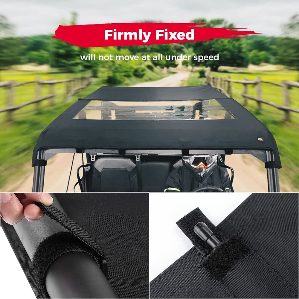 Kemimoto Polaris Ranger Crew XP 1000 Waterproof Canvas Roof Top Tint