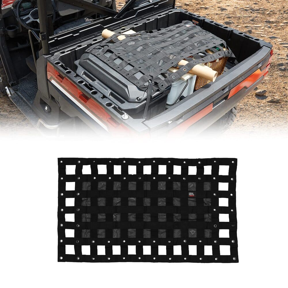 Kemimoto Polaris Ranger Heavy Duty UTV Bed Cargo Net