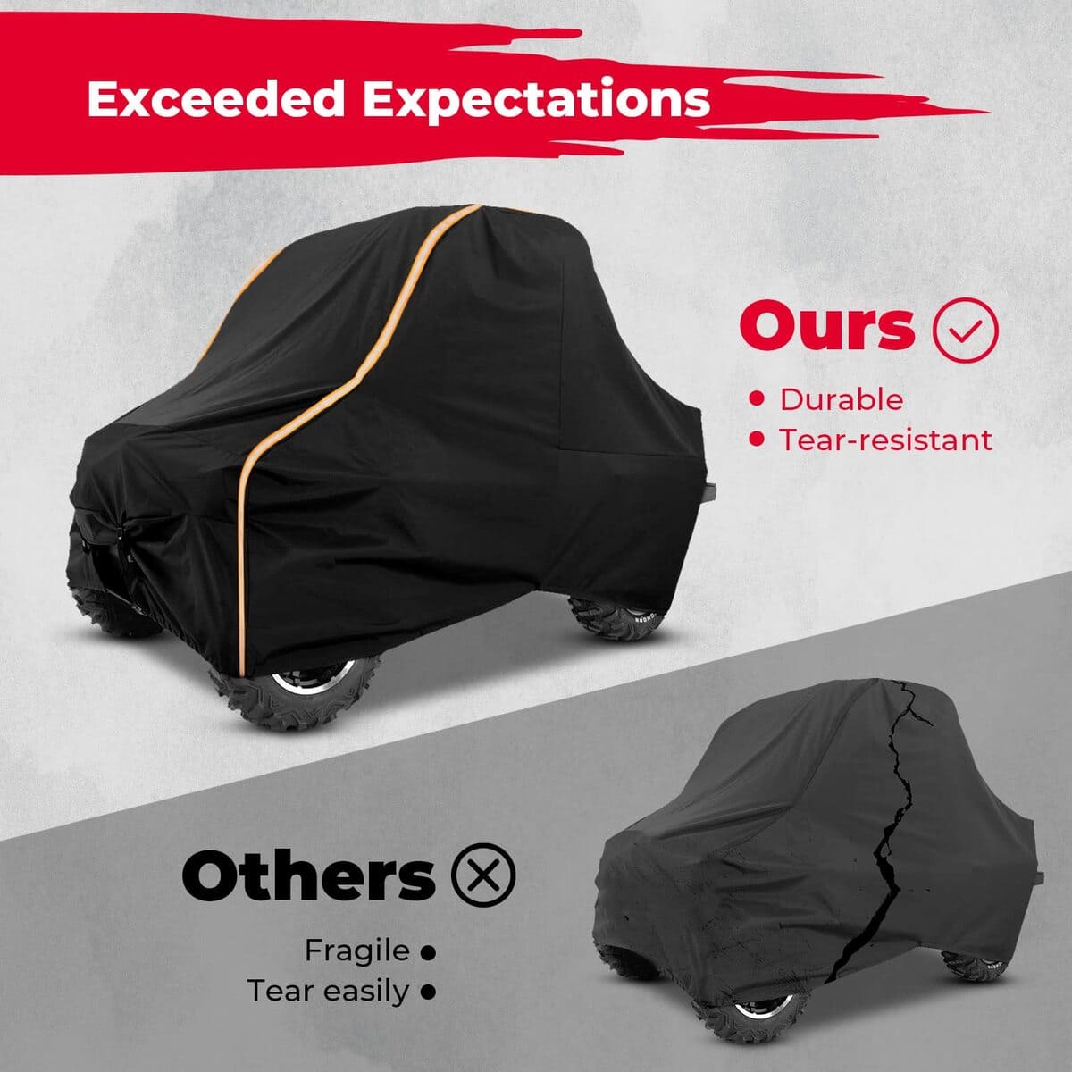 Kemimoto Polaris Ranger XP 1000 UTV Storage Sun Rain UV Cover