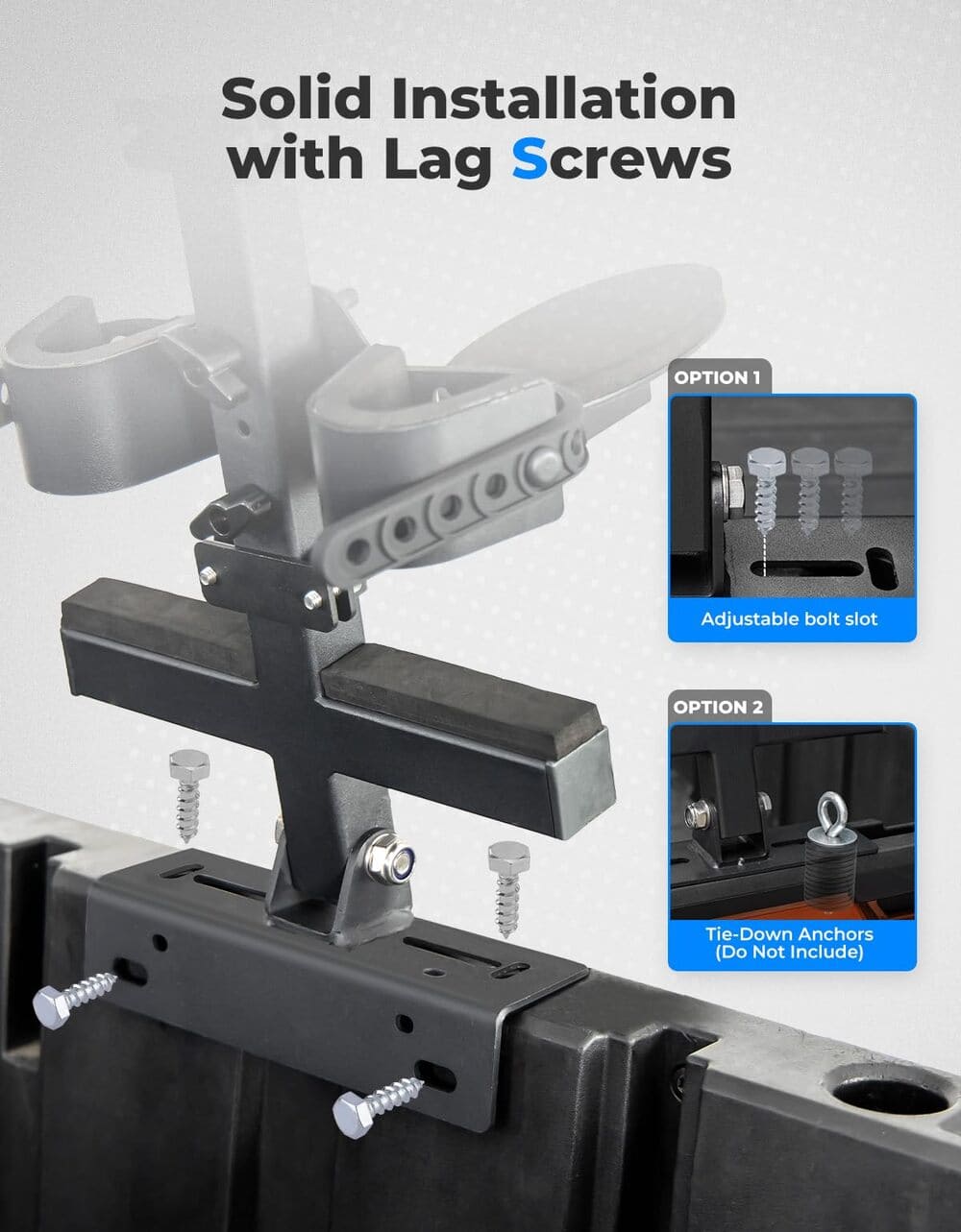 Kemimoto Polaris Ranger UTV Double Crossbow Rack