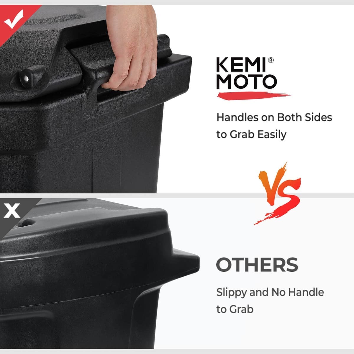 Kemimoto Polaris Ranger XP 1000 Big Size Cargo Box & Under Seat Storage Box