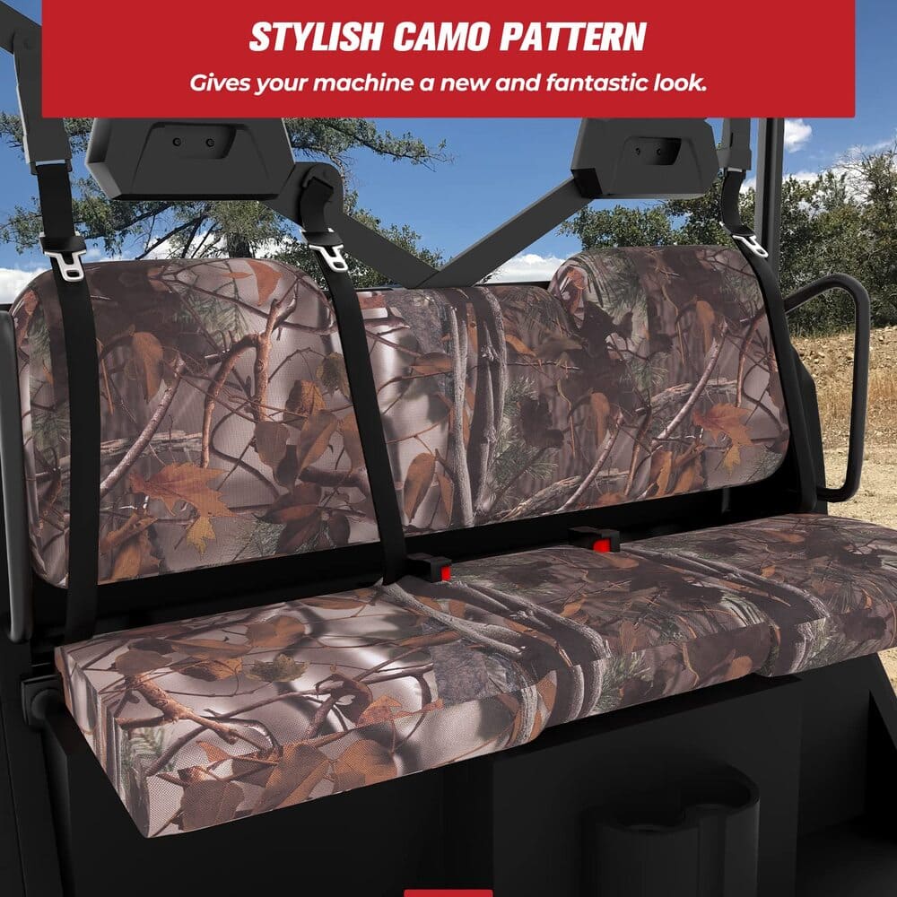 Kemimoto Polaris Ranger XP 1000 Camouflage Seat Cover - 3 Pcs