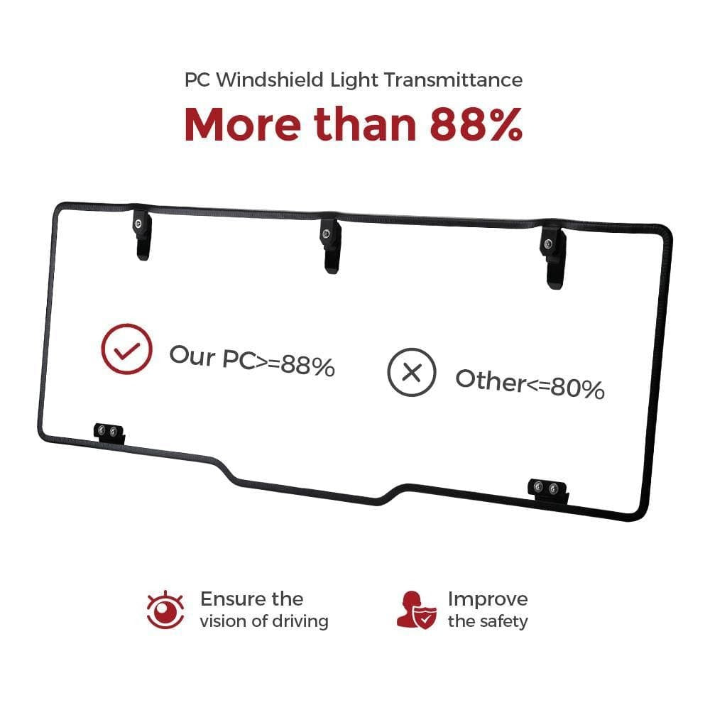 Kemimoto Polaris Ranger XP 1000/Crew Rear Windshield