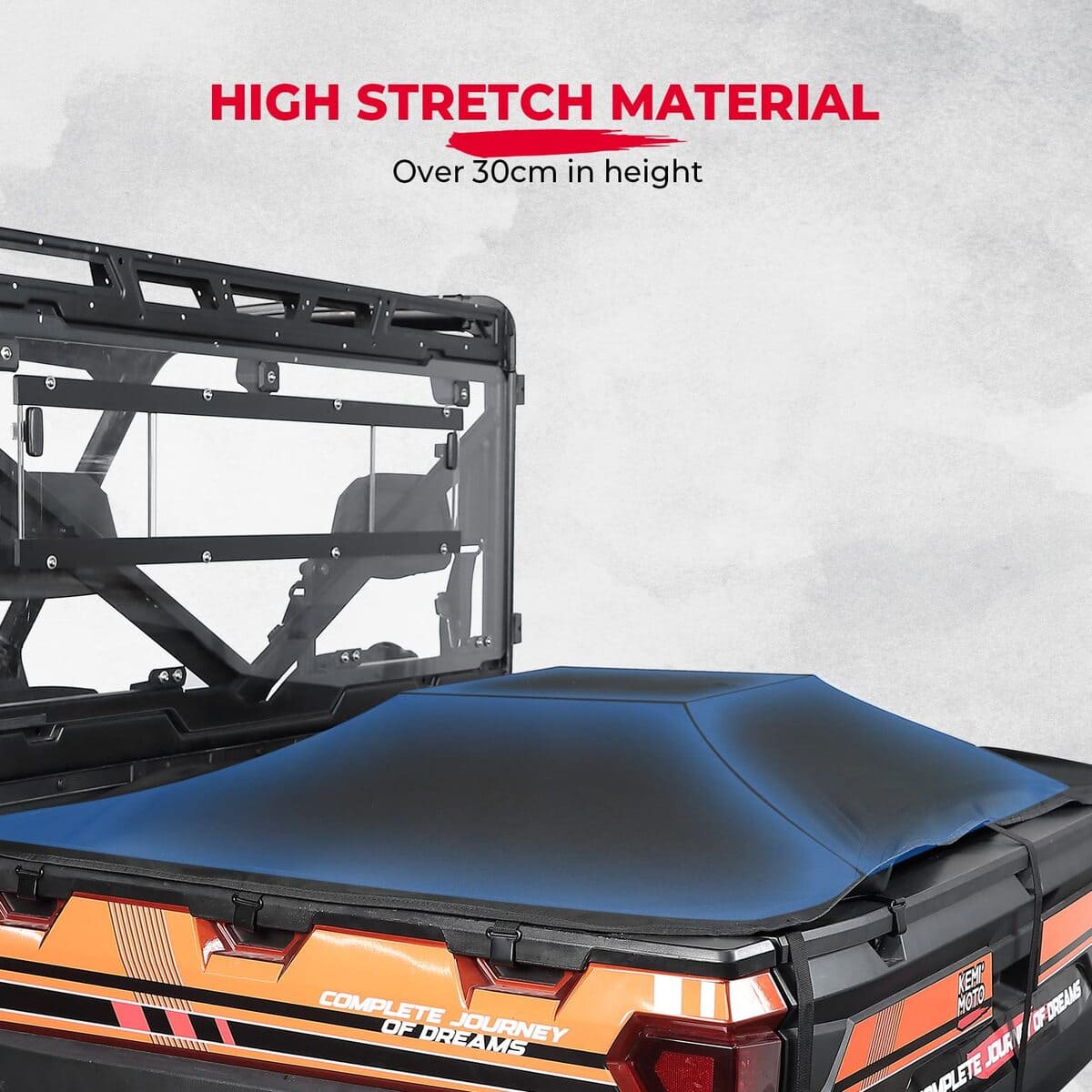 Kemimoto Polaris Ranger XP 1000 Crew UTV Cargo Bed Cover