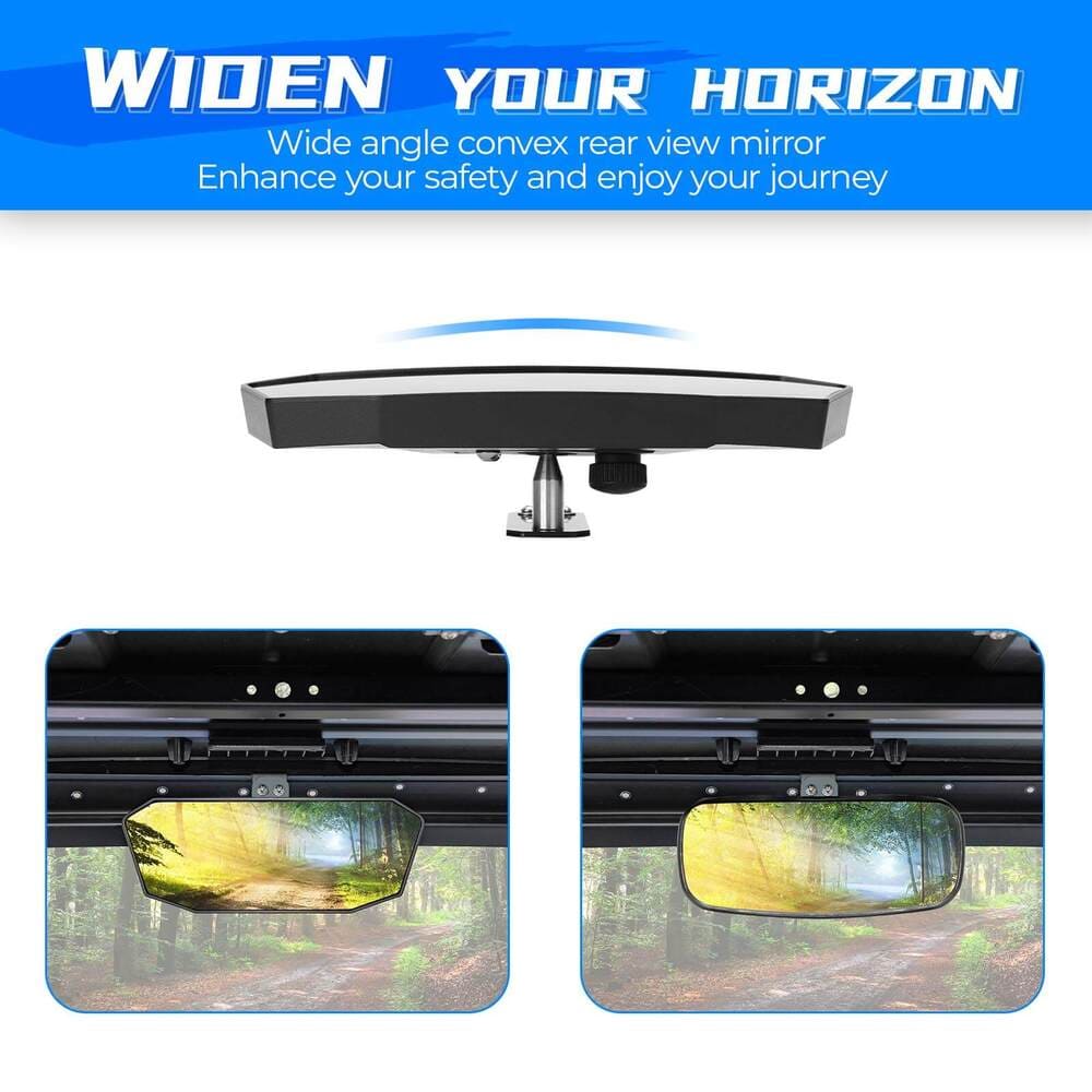 Kemimoto Polaris Ranger XP 1000 Rear View Mirror & Under Seat Storage Box