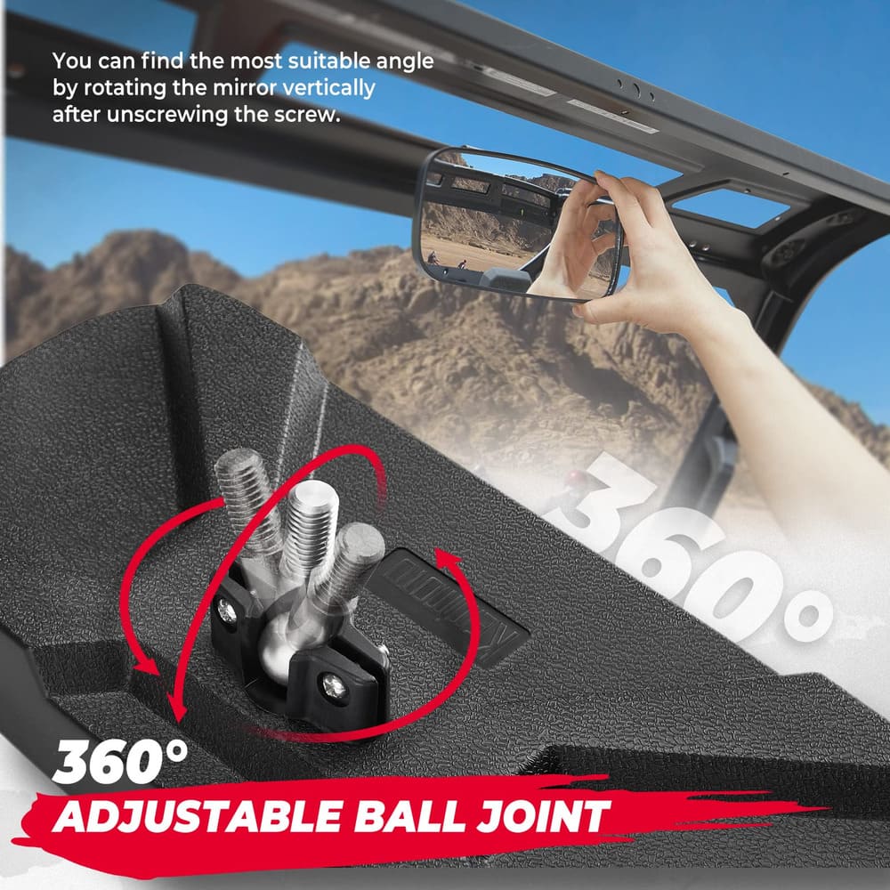 Kemimoto Polaris Ranger XP 1000 Rear View Mirror