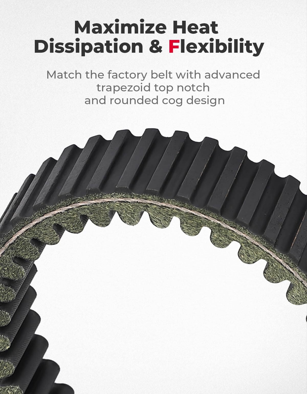Kemimoto Polaris Ranger XP 1000 UTV Drive Belt
