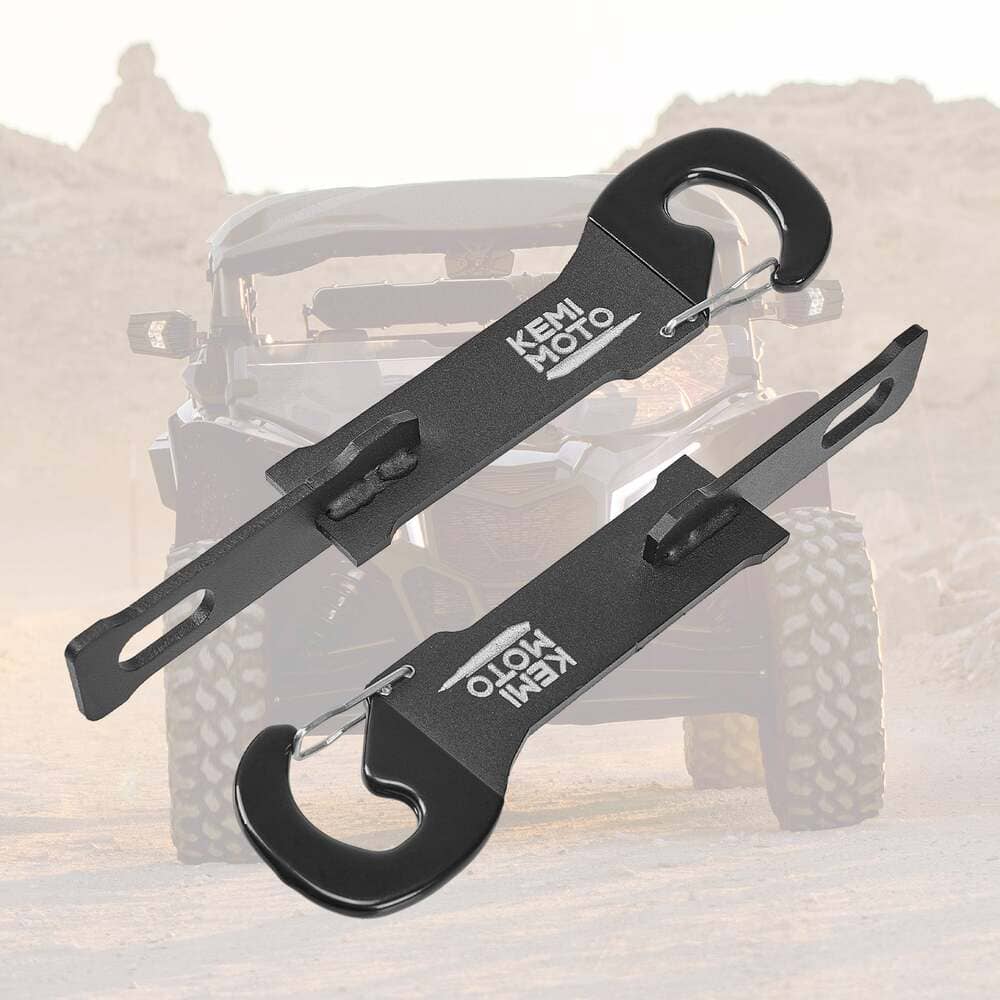 Kemimoto Polaris Ranger XP 1000 UTV 7" Anti Rust Easy Door Latches - 1 Pair