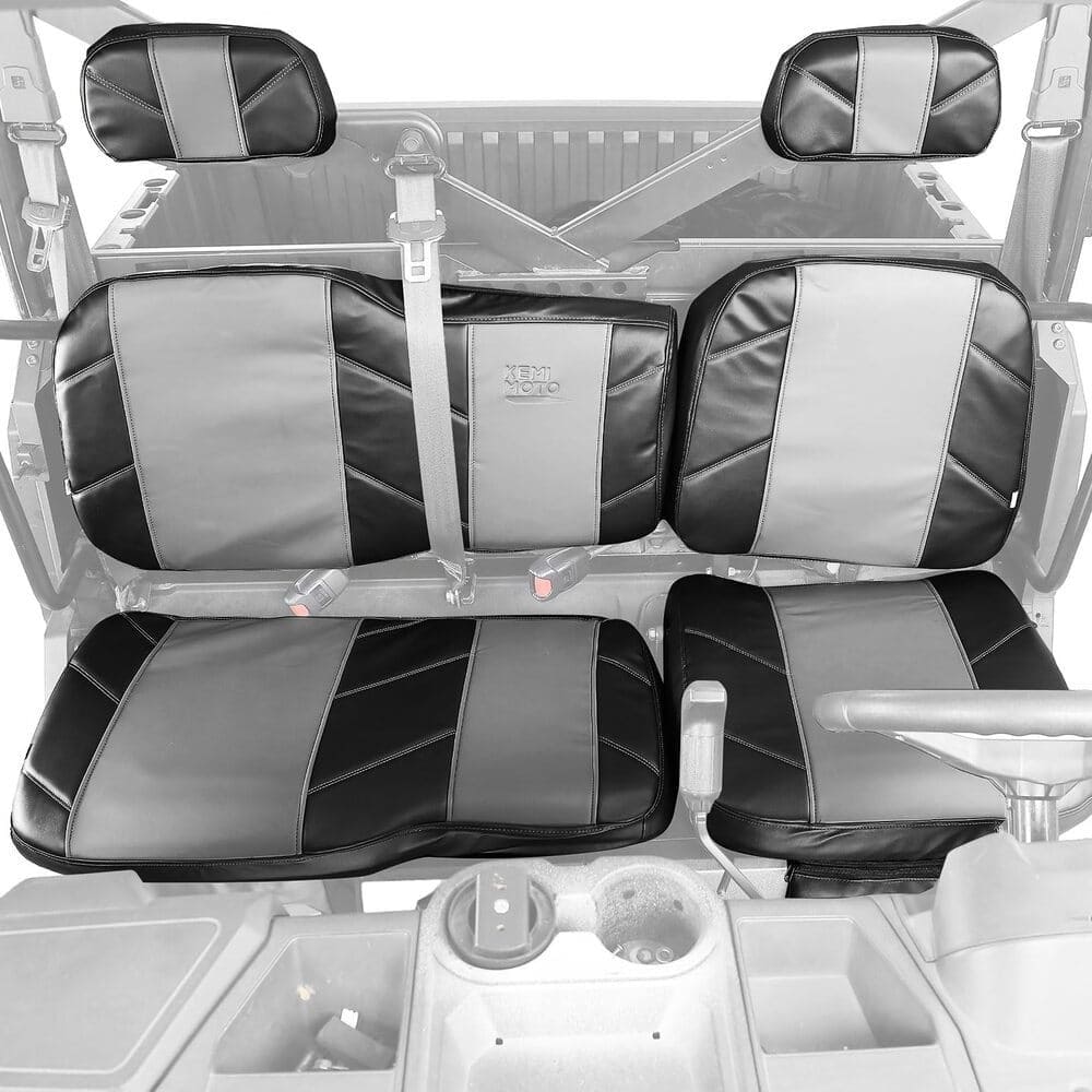 Kemimoto Polaris Ranger XP 1000 UTV Leather Seat Covers w/ Pocket